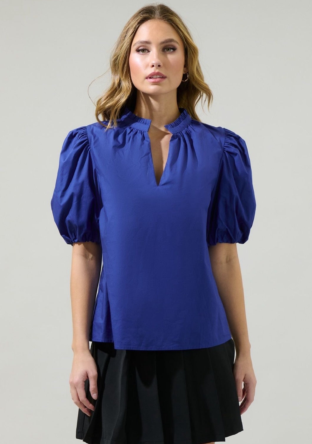 Gretna ruffle blouse