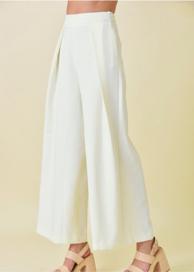 Front pleat tailored pant