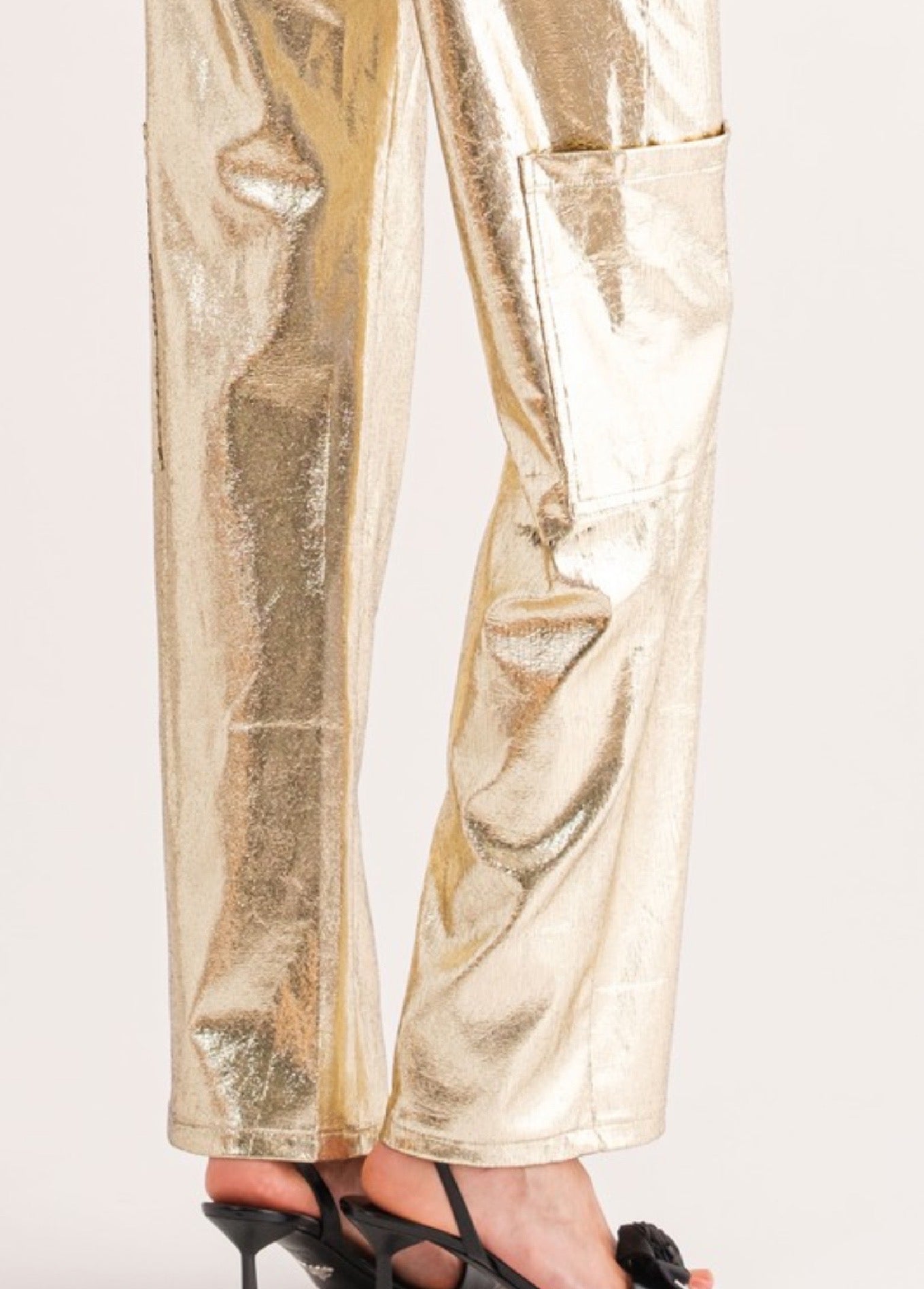 Gaia utility pants in gold