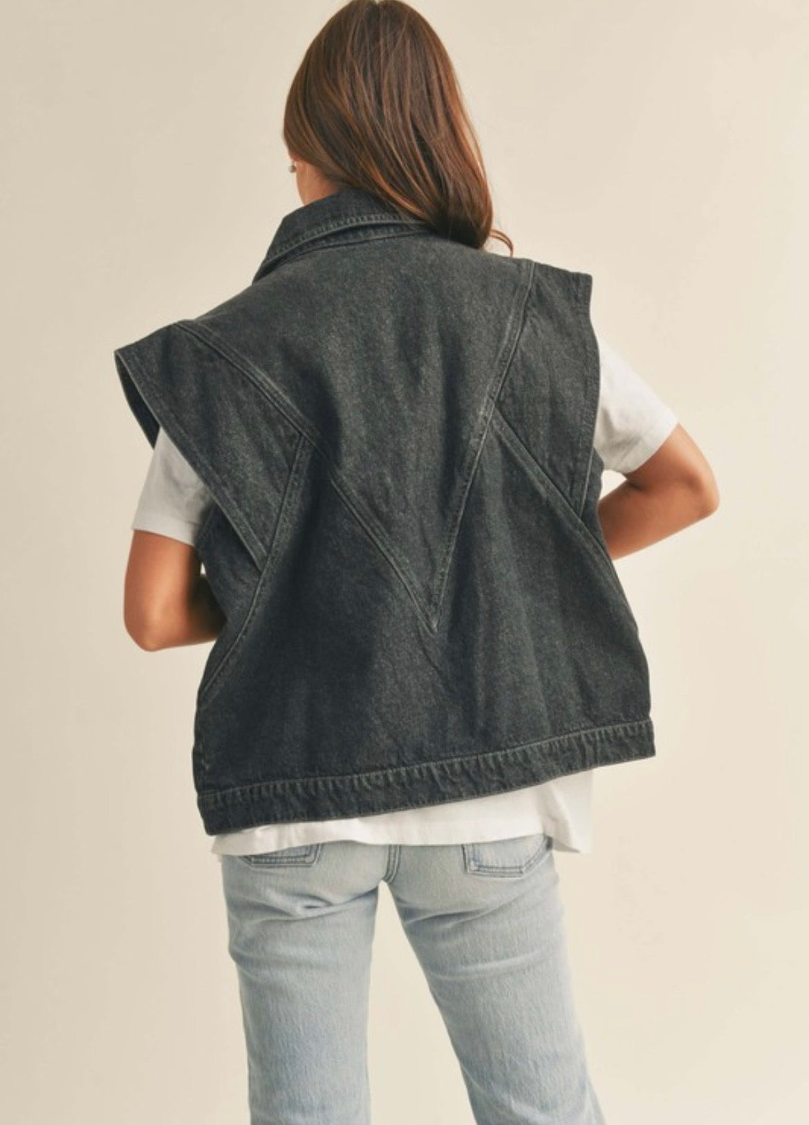 Tupelo denim vest jacket