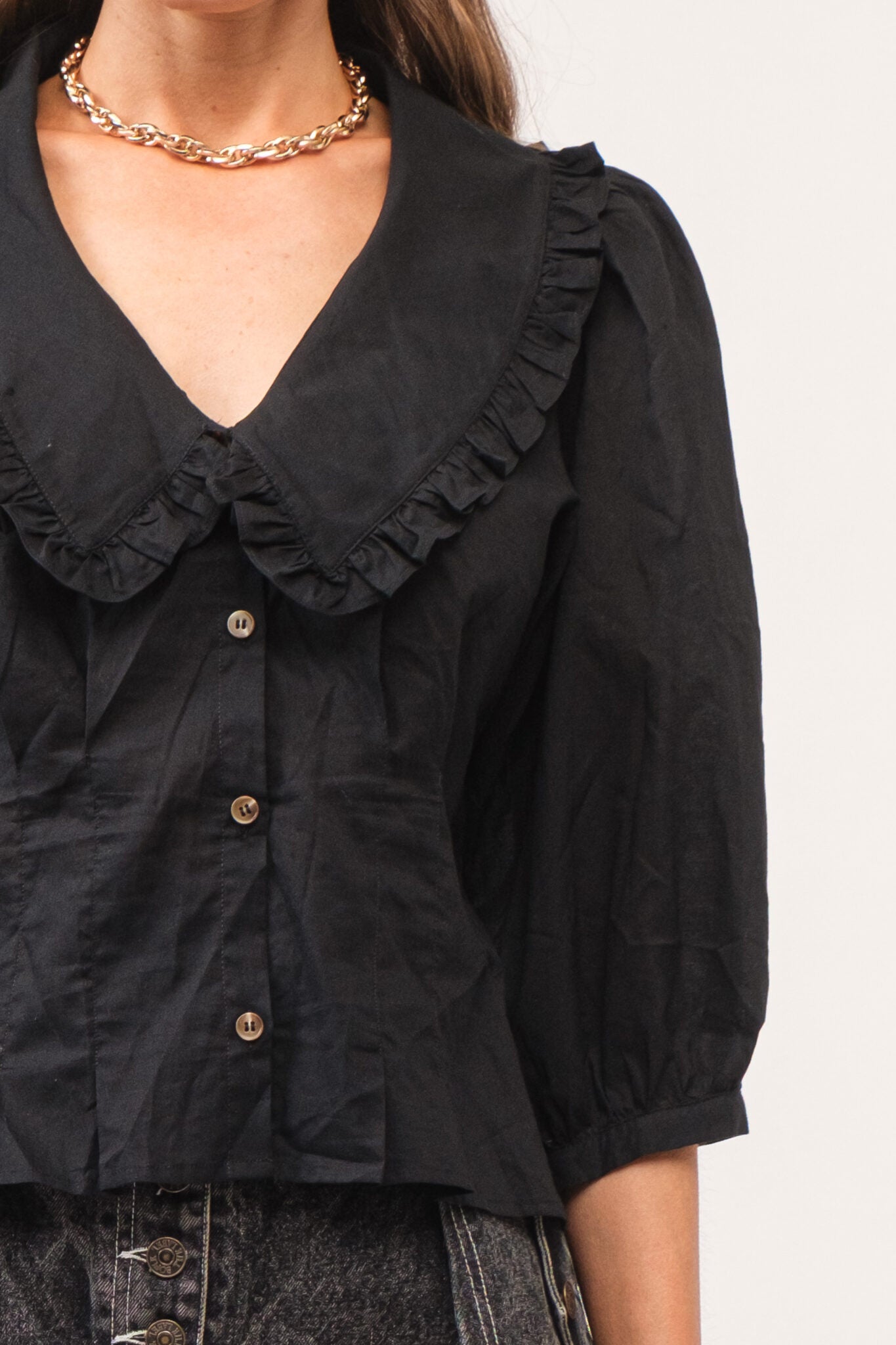 Matilda blouse in black