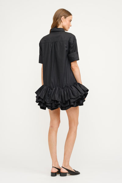 Ivanna flounce hem mini dress