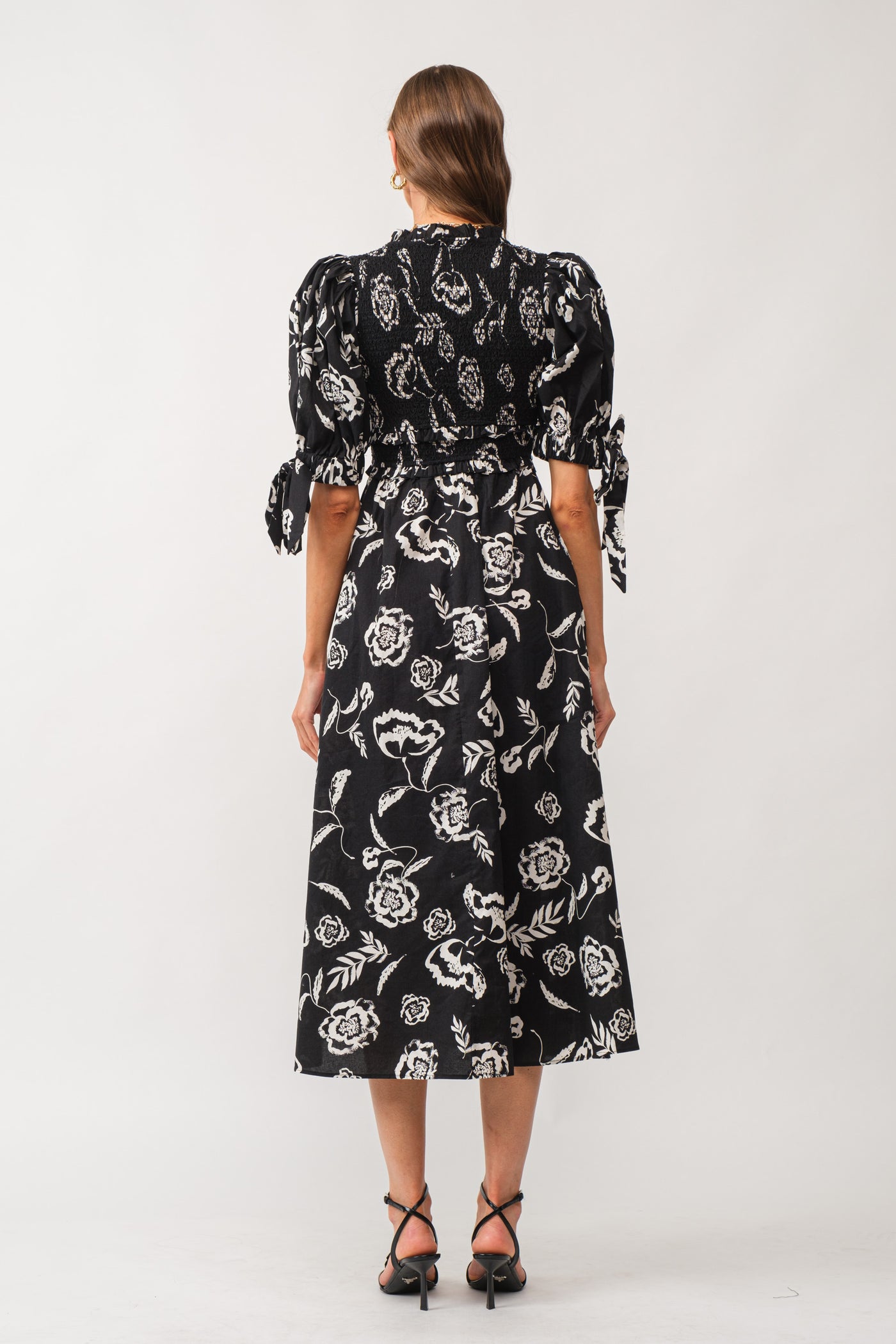 Salasai flower midi dress