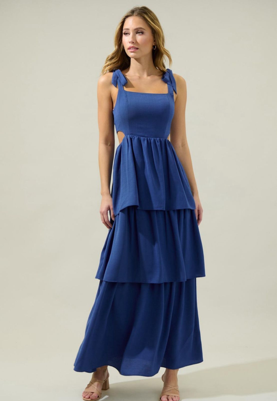 Esther tiered maxi dress