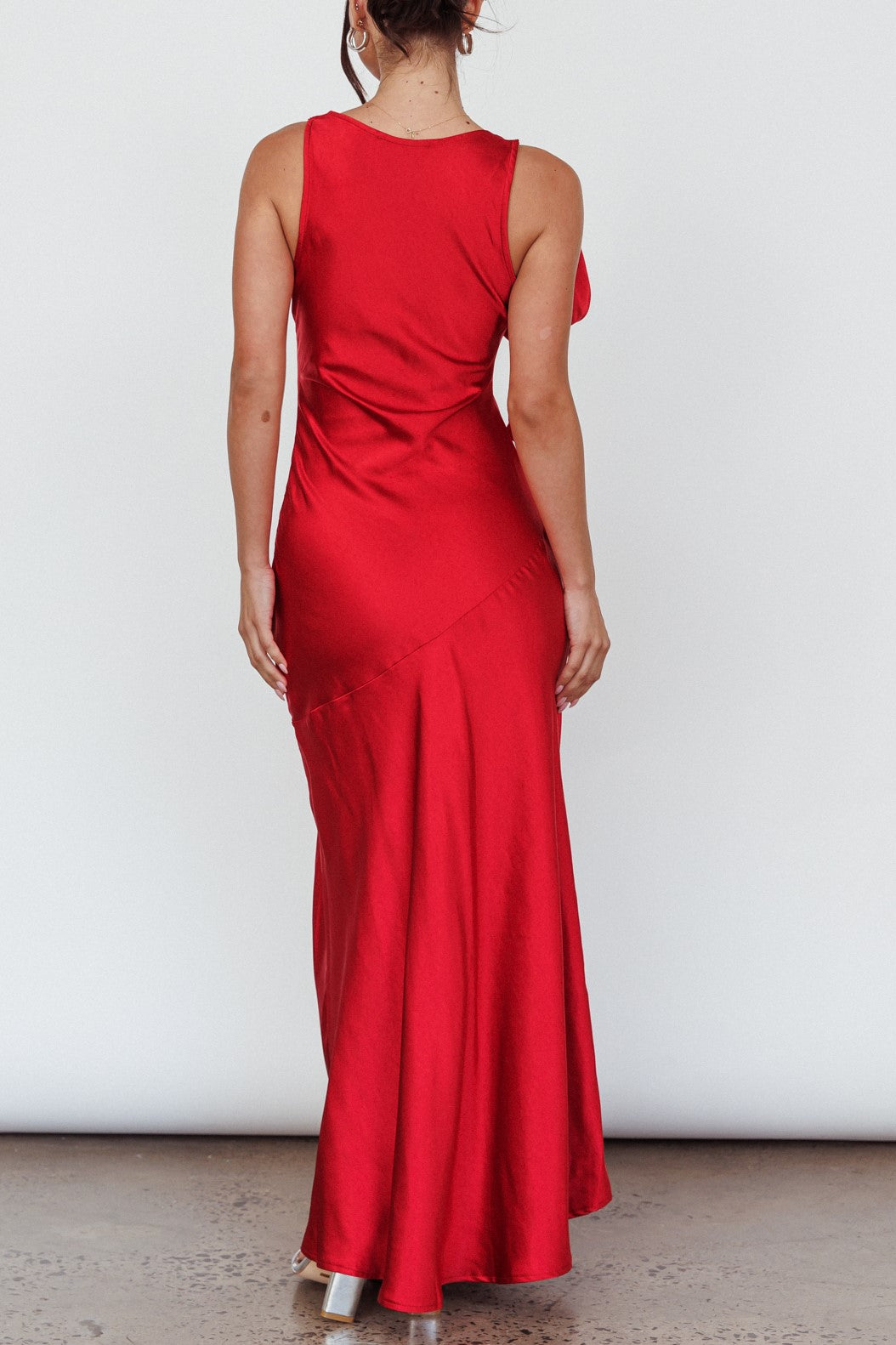 Catty maxi red dress