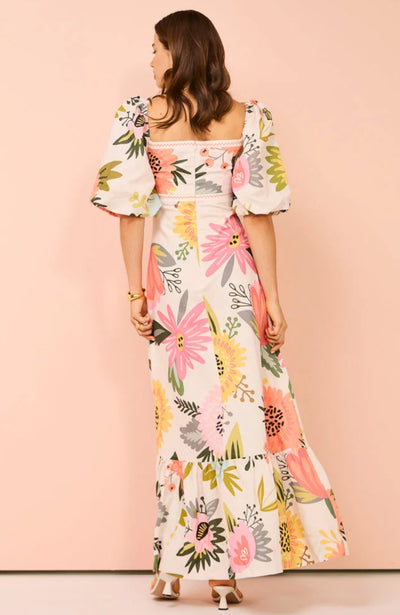 Reilly maxi flower dress