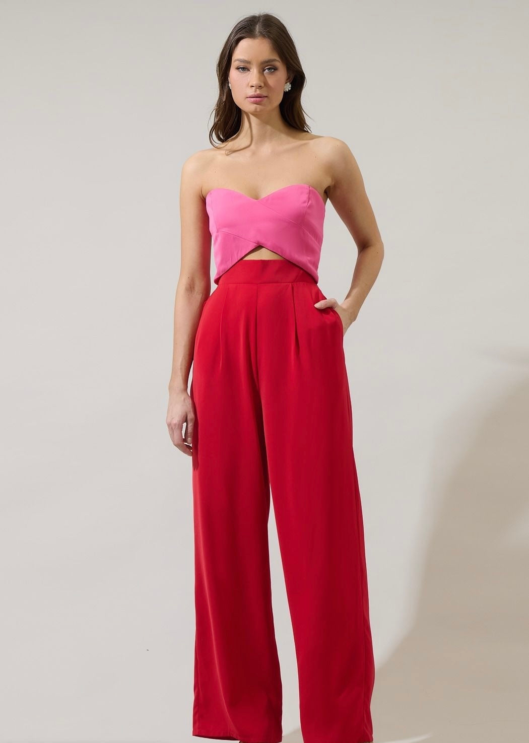 Atlas color block jumpsuit