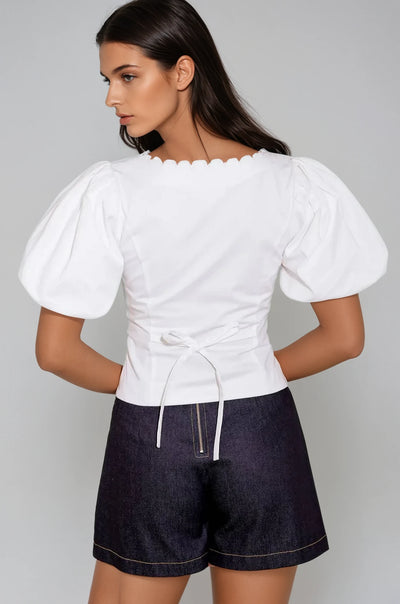 Kater puff sleeve top