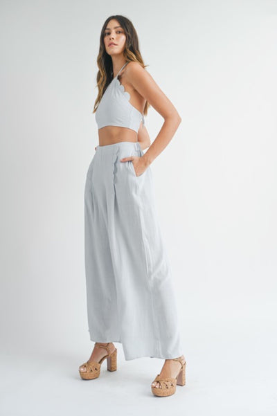 Eli linen top and pant set