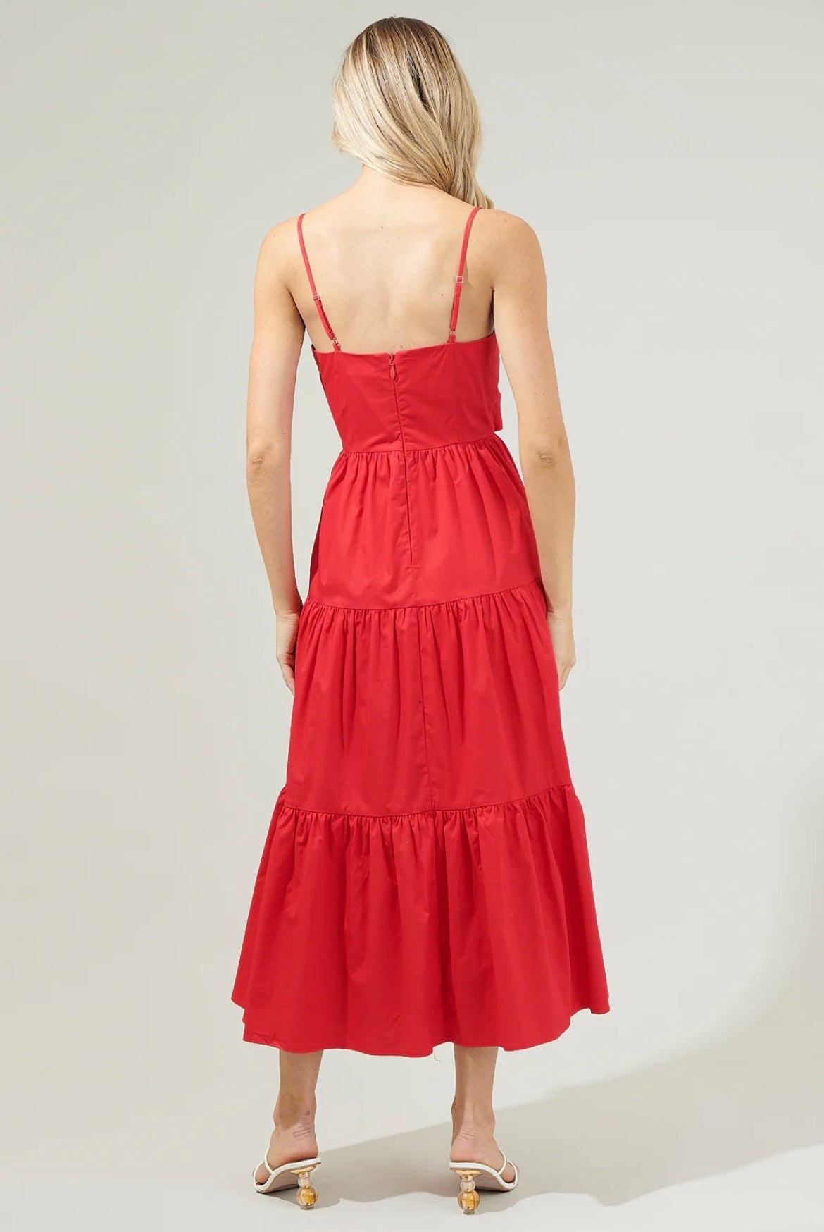 Helene tiered maxi dress