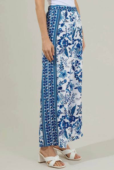 Santorini print pant set