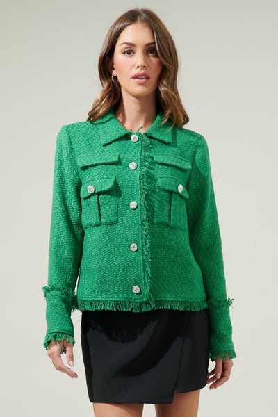 Trista Tweed Blazer