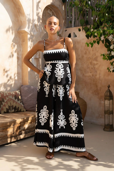 Tropical icon pant set