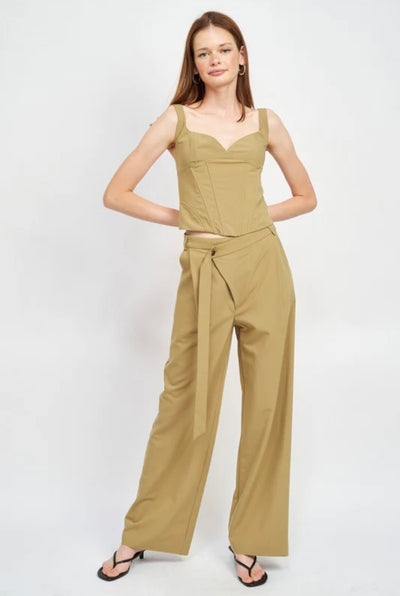 Mack khaki trouser set