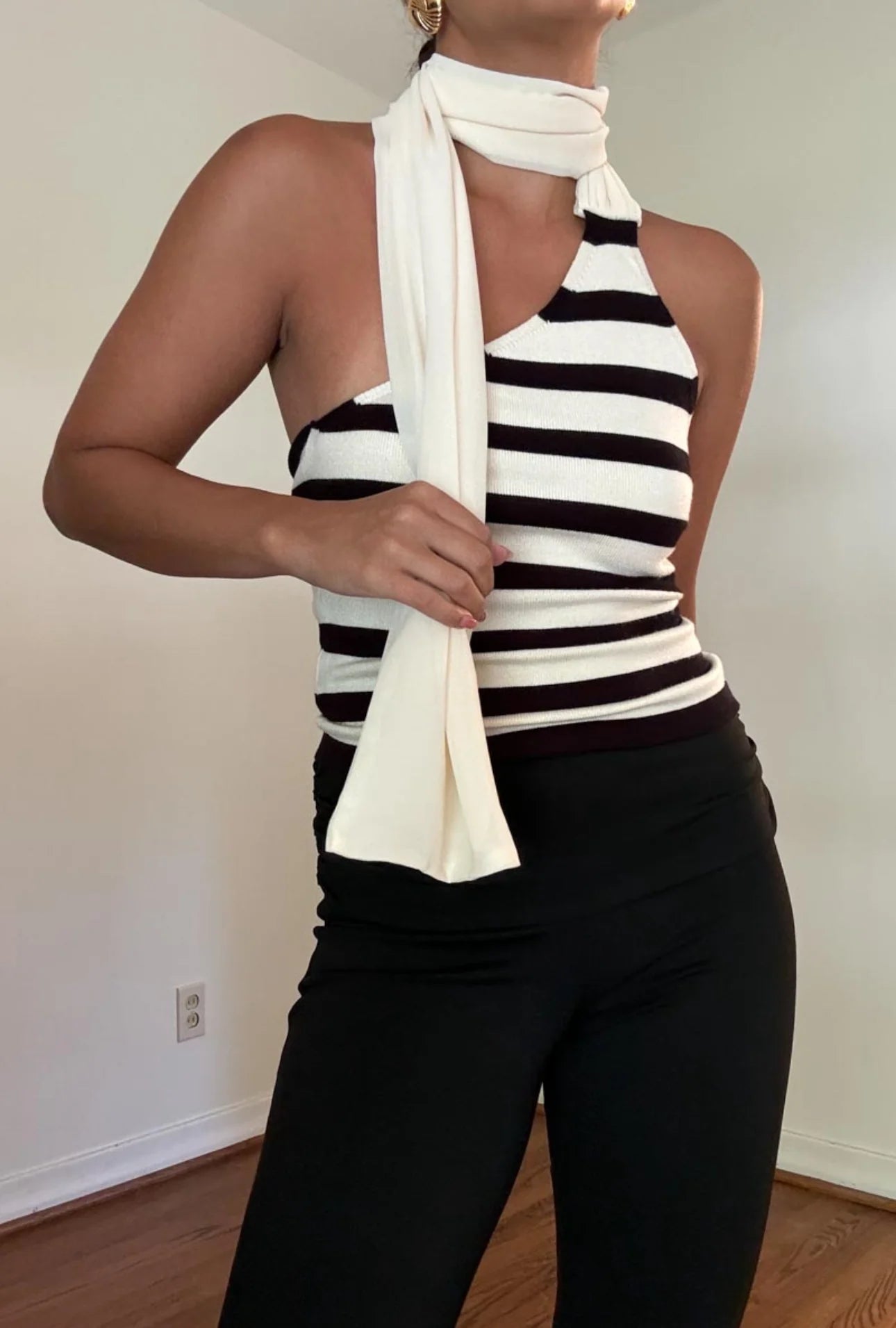 Odette scarf top