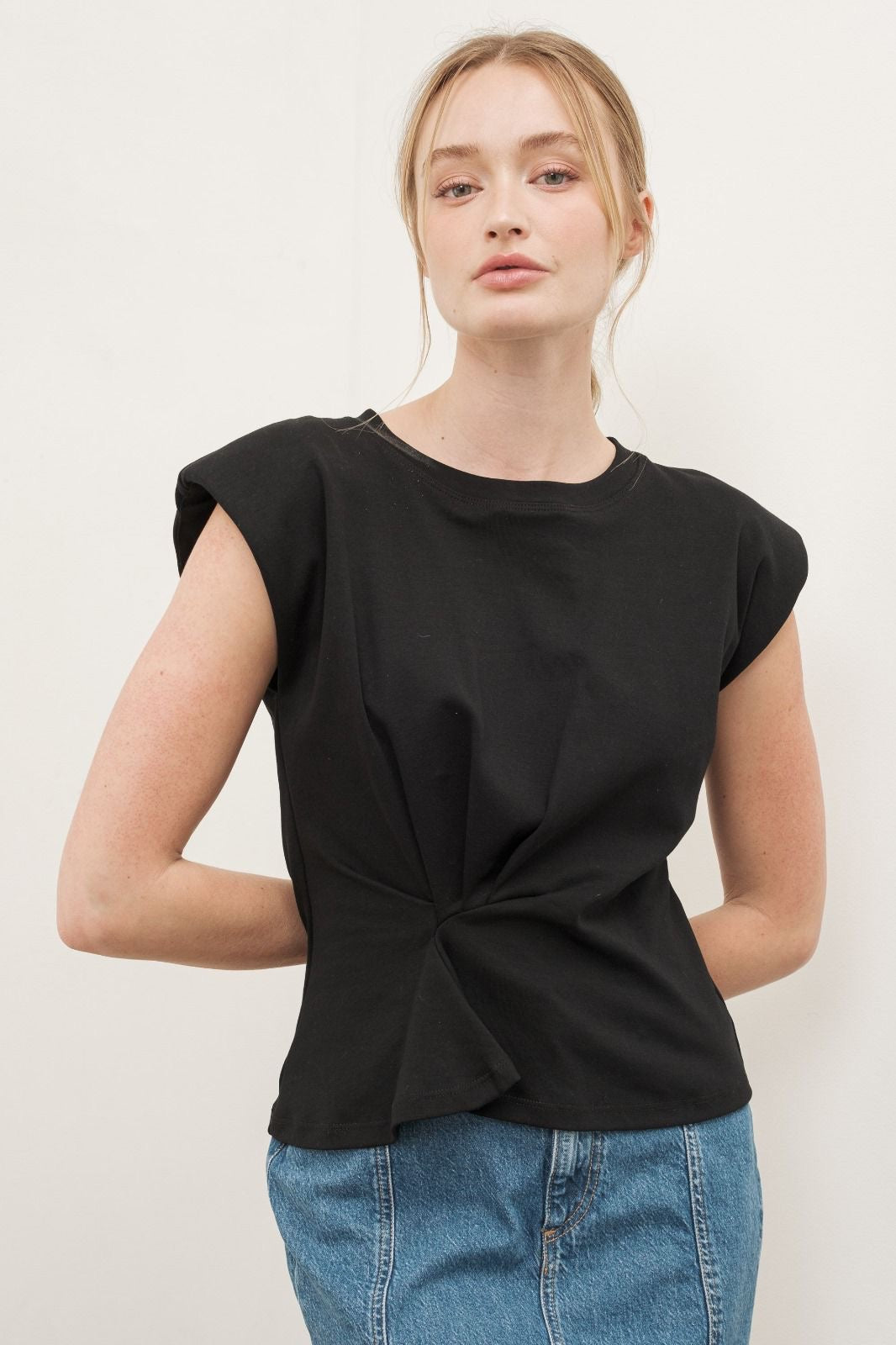 Elsie blouse in black