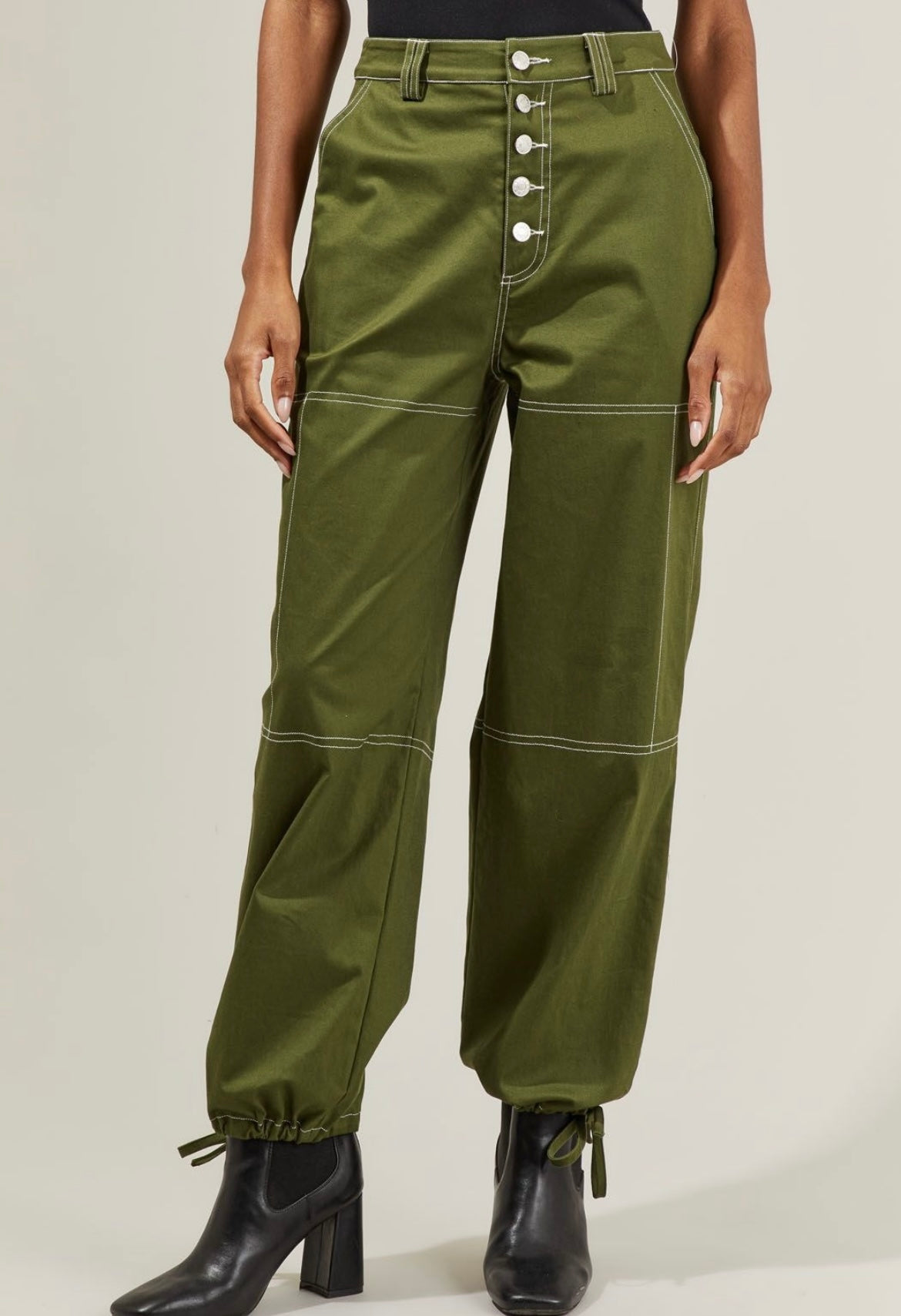 Barnette olive trouser pants