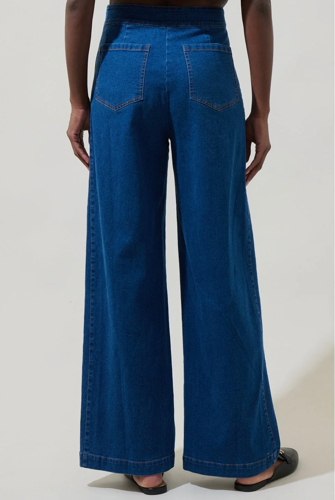 Jamie denim wide leg pant