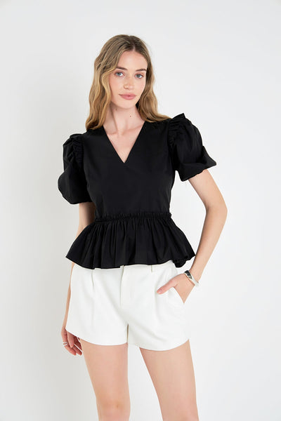 Amara black blouse