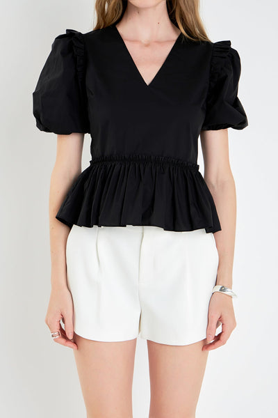 Amara black blouse