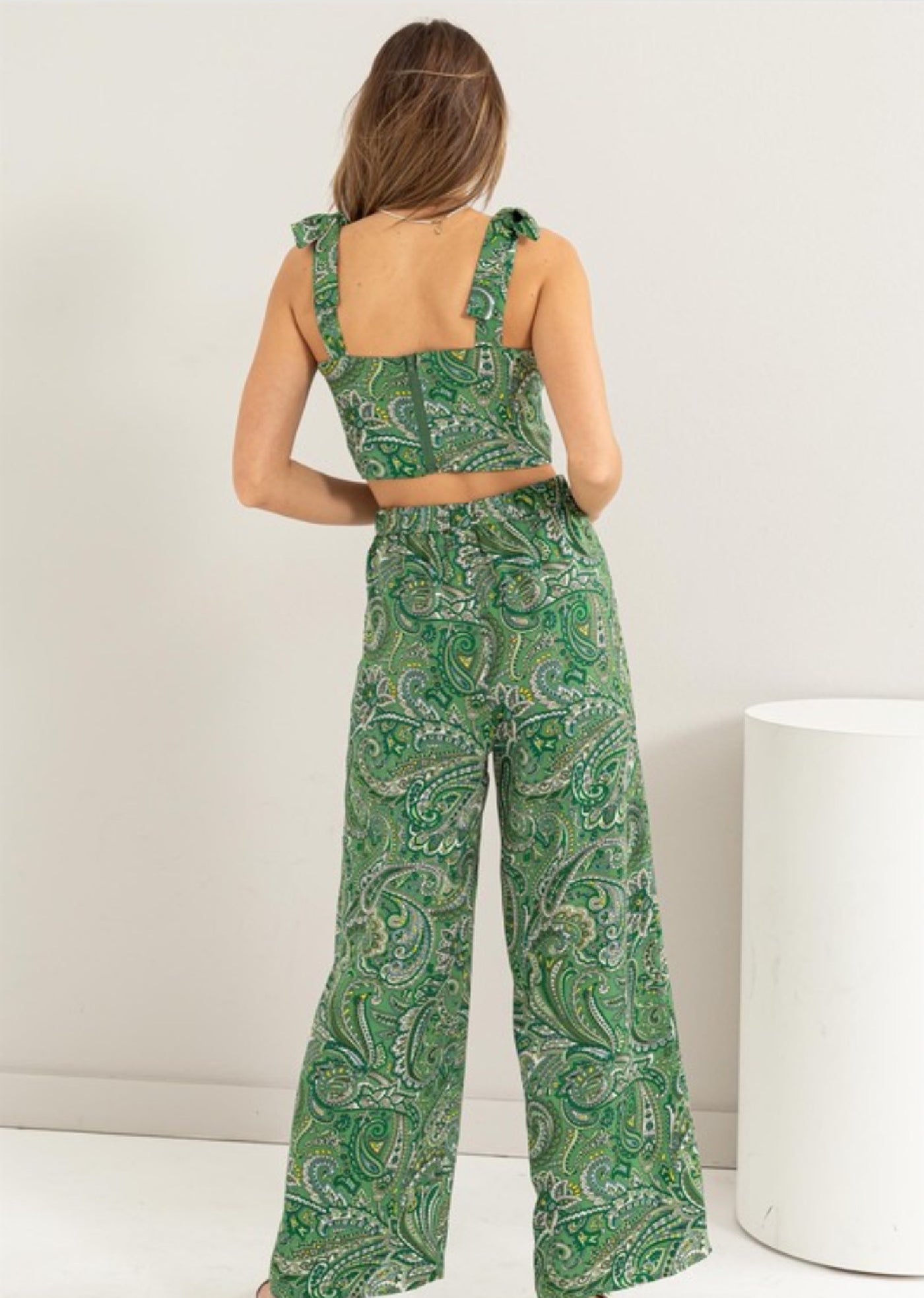 Kendra mosaic print pant set