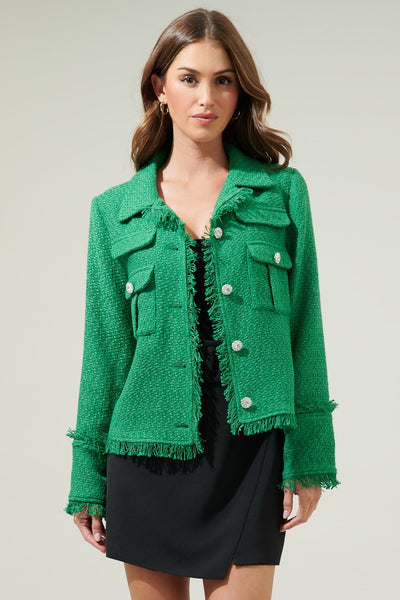 Trista Tweed Blazer