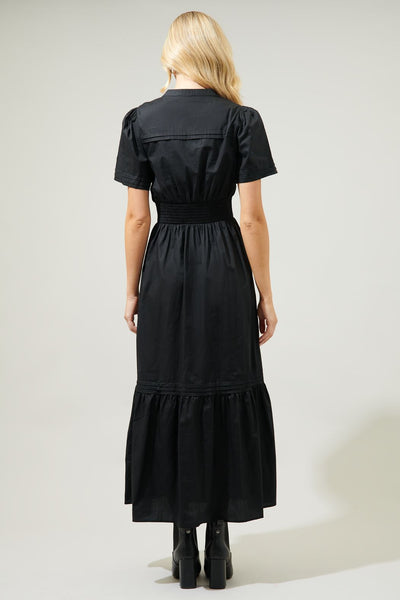 Belraj poplin maxi dress