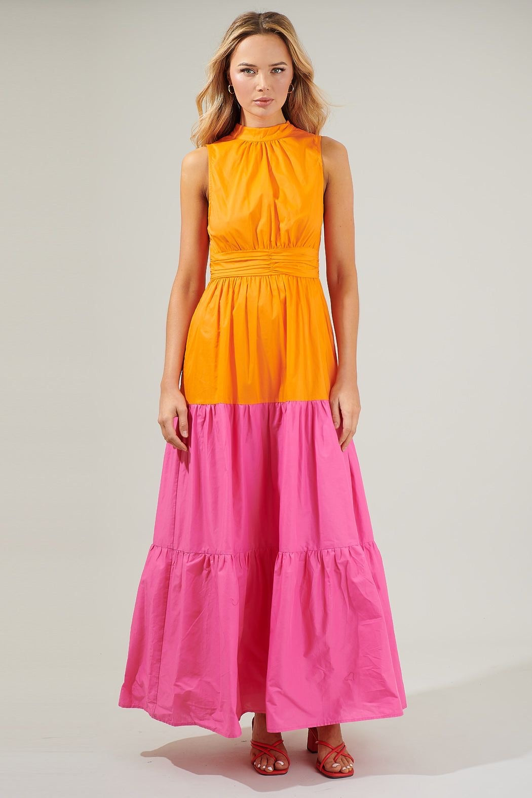 Riley halter maxi dress