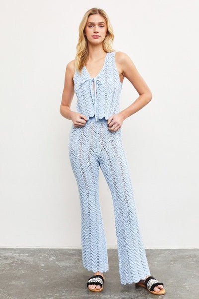 Crochet pant set