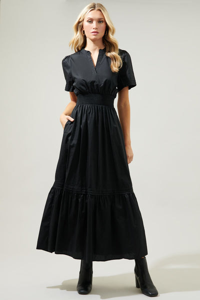 Belraj poplin maxi dress