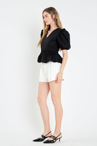 Amara black blouse