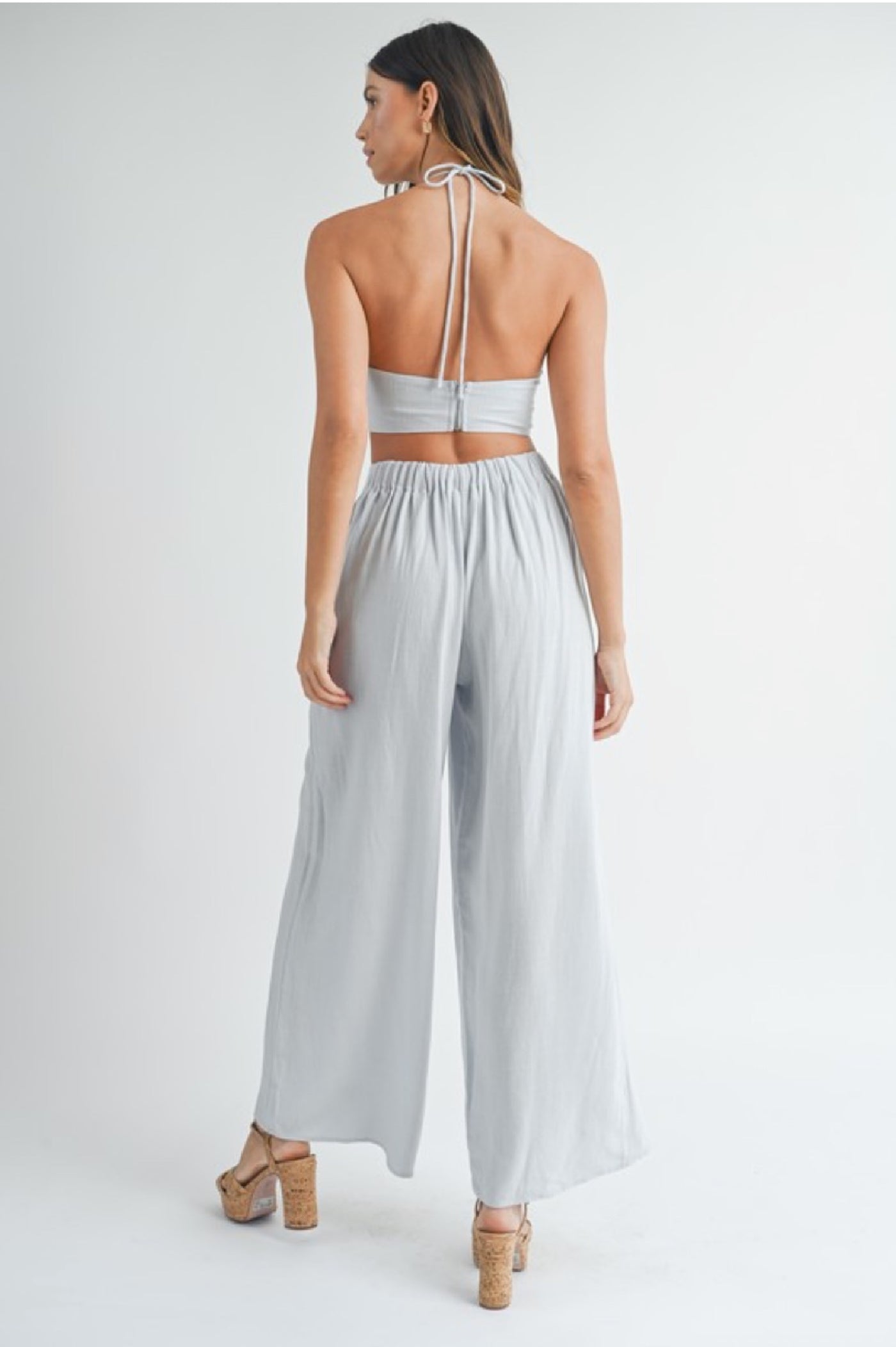 Eli linen top and pant set