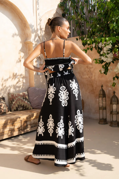 Tropical icon pant set