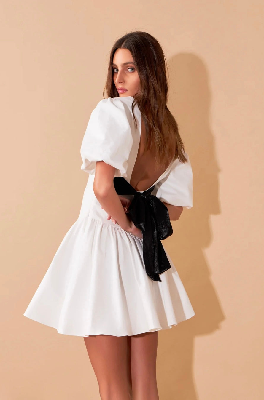 Brielle bow back dress