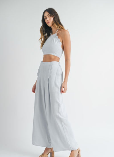 Eli linen top and pant set