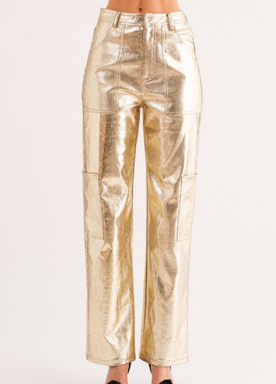 Gaia utility pants in gold