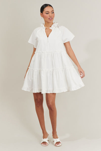 Fallah mini poplin dress