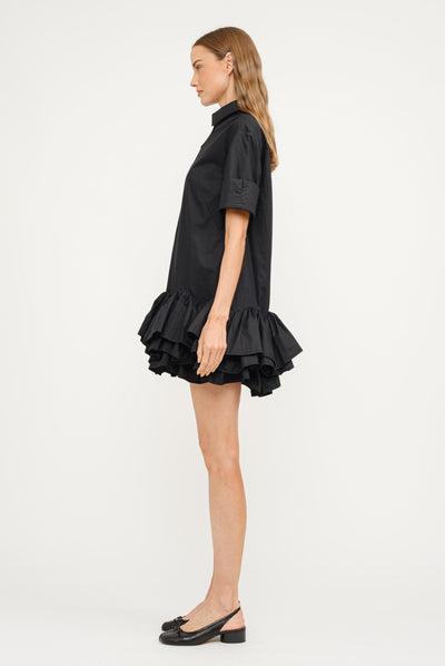 Ivanna flounce hem mini dress