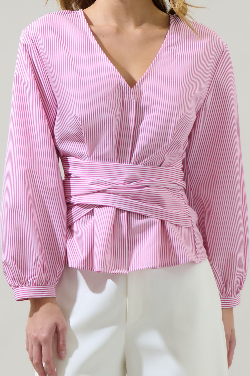 Amayah striped blouse