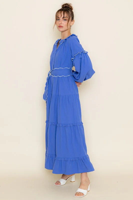 Tiered maxi dress