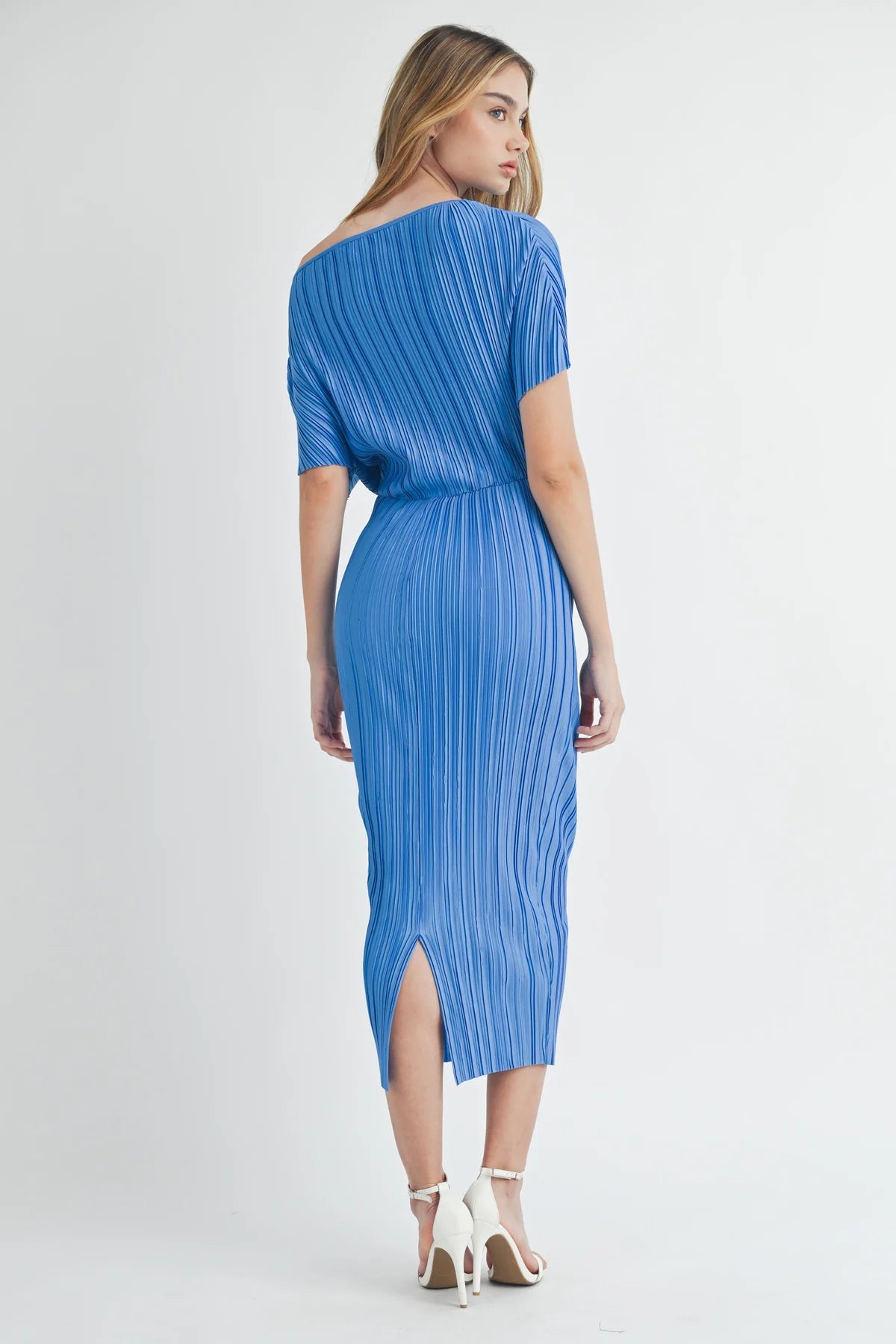 Bonni blue midi dress