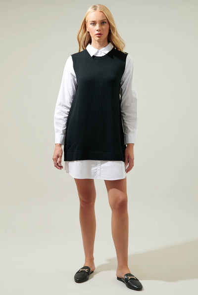 Mariela sweater vest dress