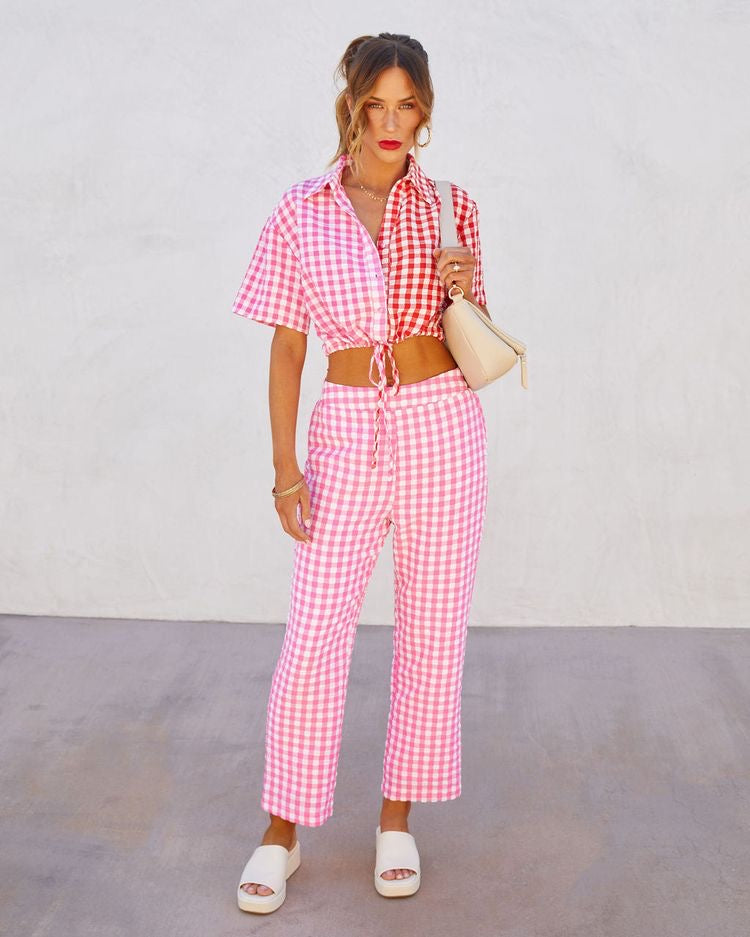 Kamala gingham set