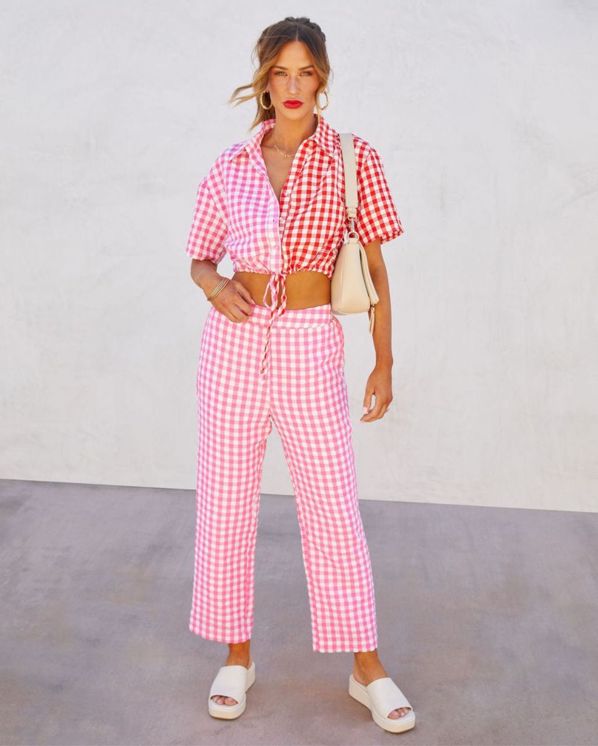 Kamala gingham set