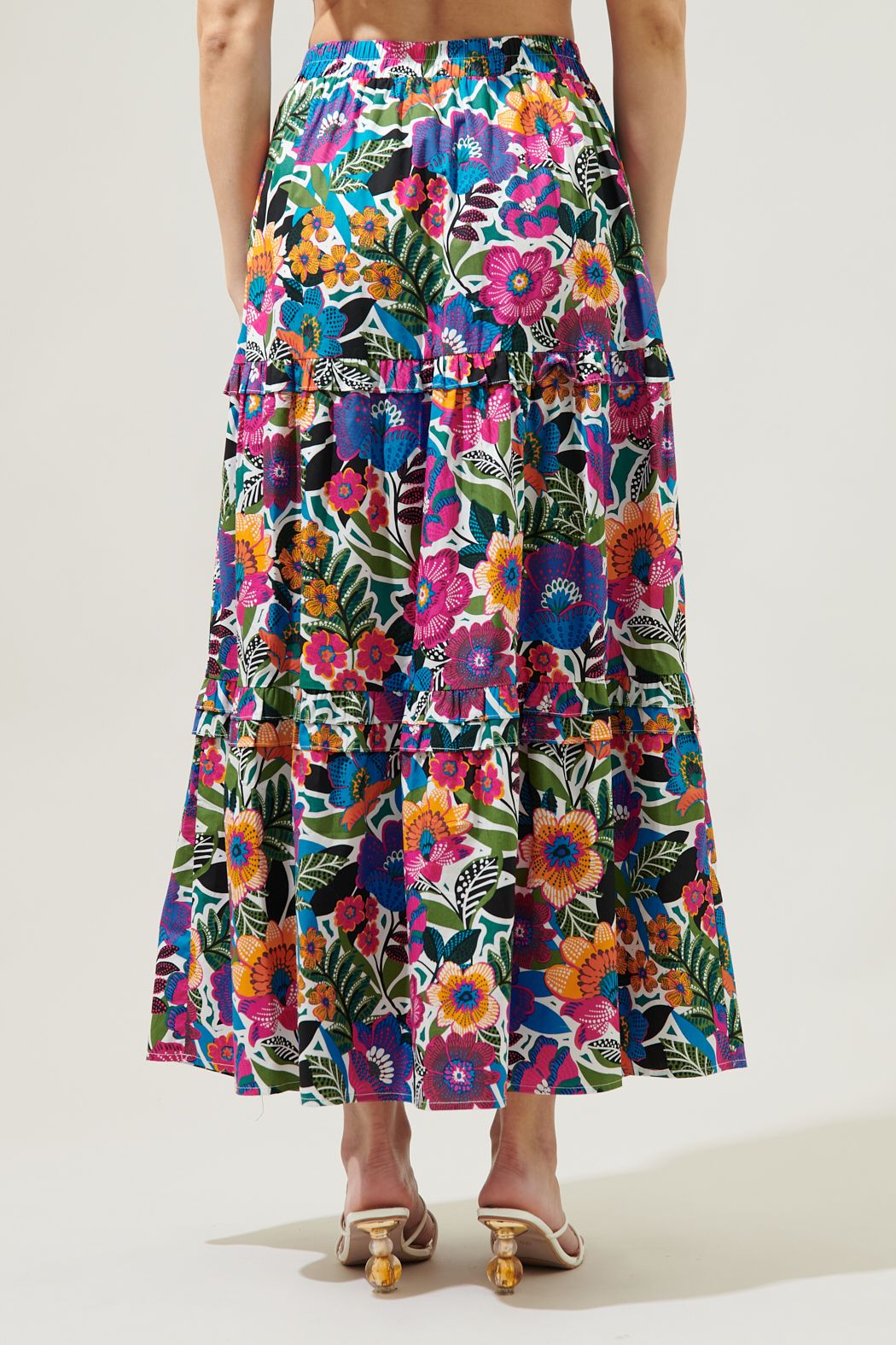 Maizie multi floral skirt