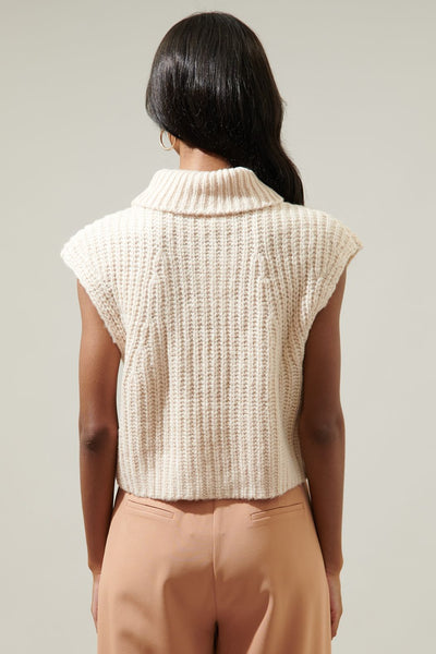 Monica cropped turtleneck