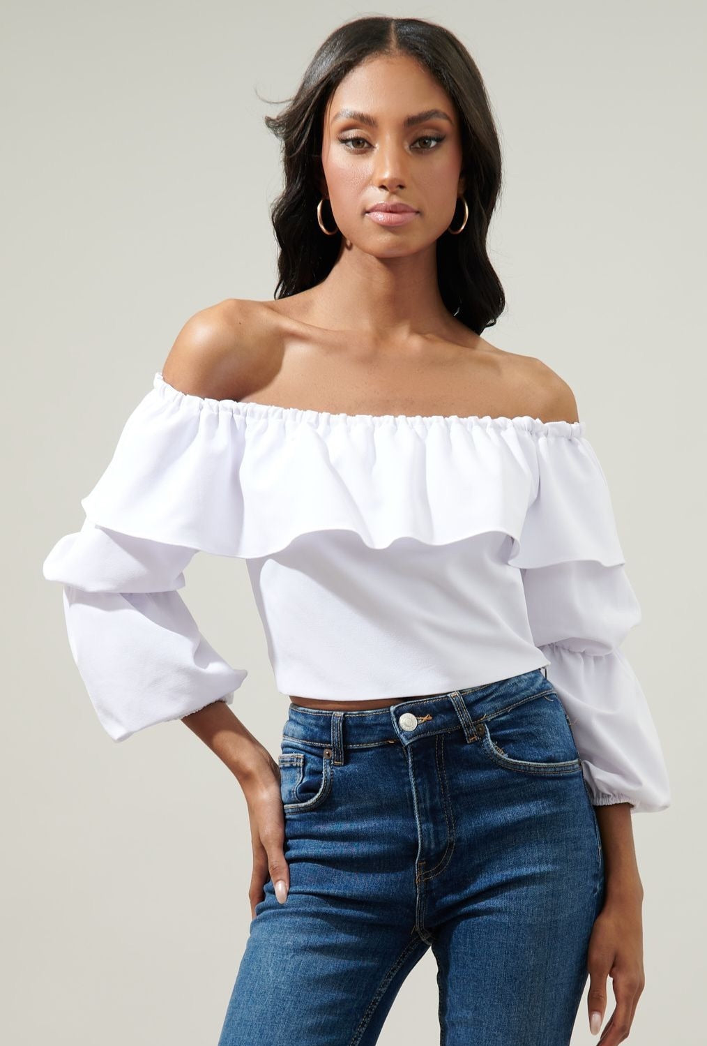 Mimosa off shoulder top