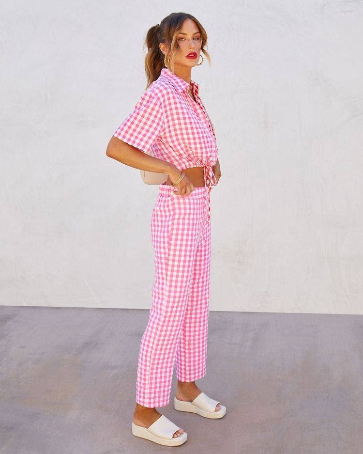 Kamala gingham set