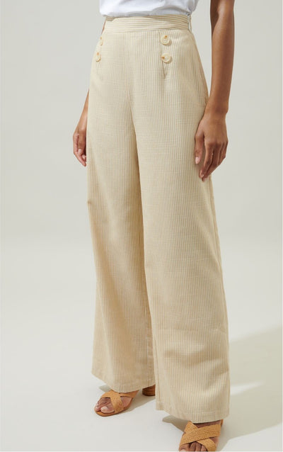 Bamba linen blend pant